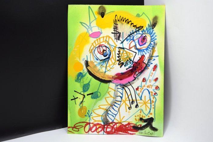 Paul Kostabi (1962) - The Flock Of My Affections, Antiquités & Art, Art | Objets design