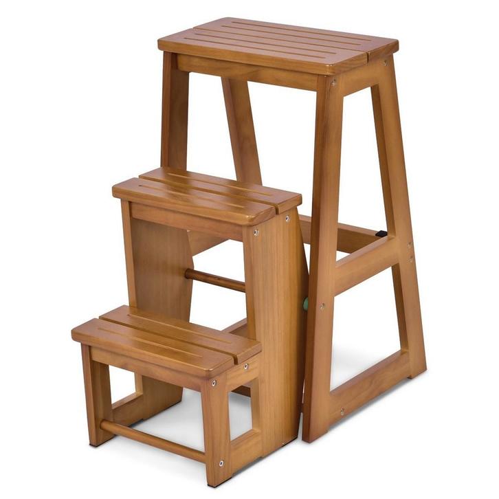 2dekans | Coast Opstapkruk - Bijzettafel - 3 Treden - Max., Doe-het-zelf en Bouw, Ladders en Trappen, Ophalen of Verzenden