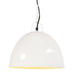 vidaXL Hanglamp industrieel vintage rond 25 W E27 31 cm wit, Verzenden, Nieuw