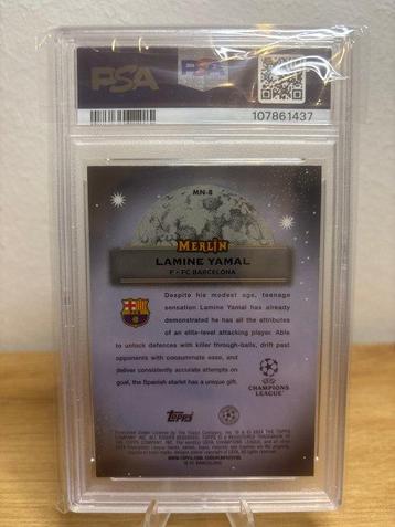 2023/24 Topps Merlin UCC Lamine Yamal #MN8 Mystic Nights RC