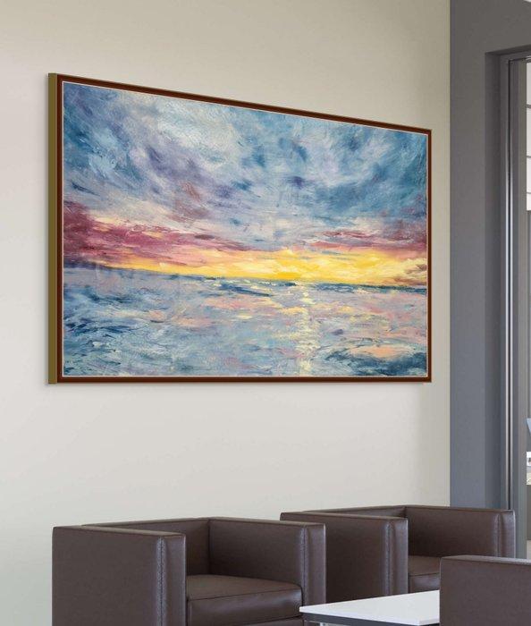 Irina Morisch - Velvet sky- XXL-, Antiek en Kunst, Kunst | Schilderijen | Modern