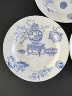 Bord (3) - Aardewerk - Japanse stijl decor, Antiek en Kunst, Antiek | Glaswerk en Kristal