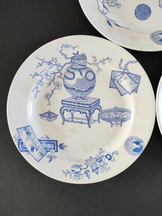 Bord (3) - Aardewerk - Japanse stijl decor, Antiek en Kunst, Antiek | Glaswerk en Kristal