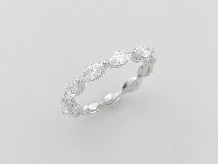 Ring - 14 karaat Witgoud - 2.30ct. tw. Diamant (Lab-grown), Bijoux, Sacs & Beauté, Bagues