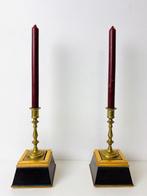 Kaarsenhouder Set Antieke Eye-Catcher lange kandelaars (2) -, Antiek en Kunst