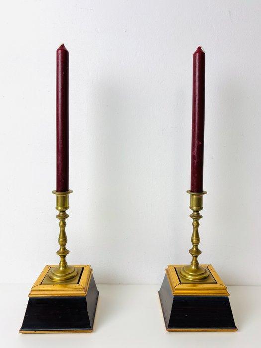 Kaarsenhouder Set Antieke Eye-Catcher lange kandelaars (2) -, Antiek en Kunst, Curiosa en Brocante