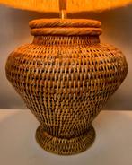 Tafellamp - Rotan Lamp met Bijzondere Lampenkap - 50 cm -