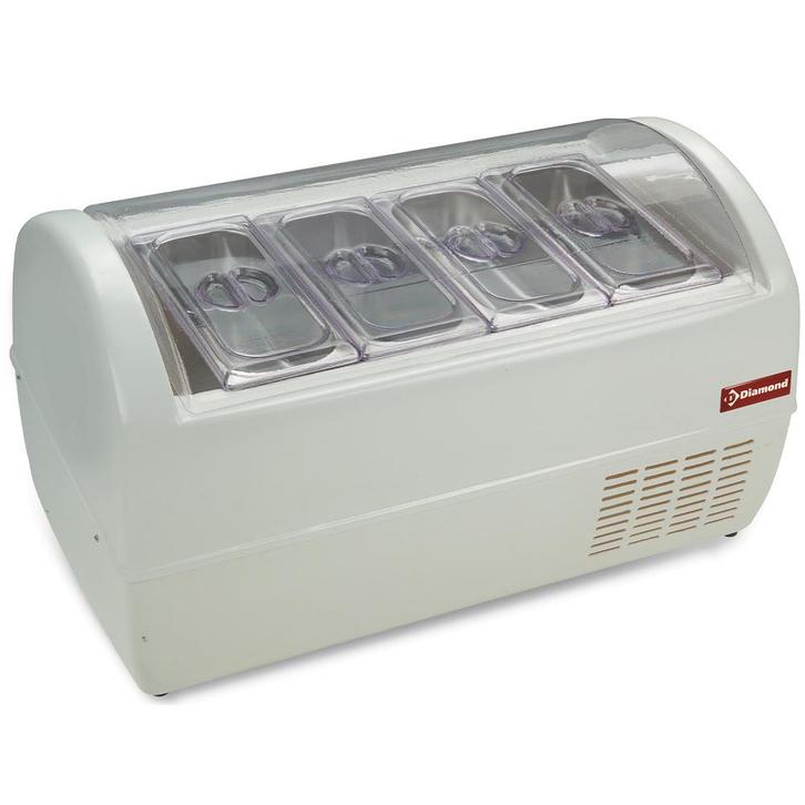 Ijscremebewaarder, 4-8 smaken "white", Zakelijke goederen, Horeca | Keukenapparatuur, Koelen en Vriezen, Verzenden