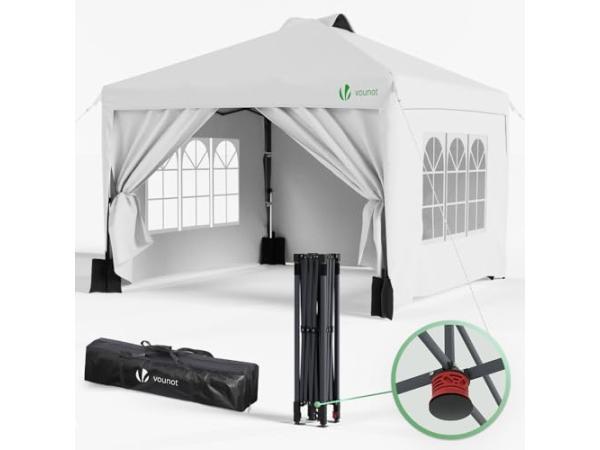 Veiling - Tuinpaviljoen 3×3 m — Pop-Up & waterdicht, Tuin en Terras, Partytenten