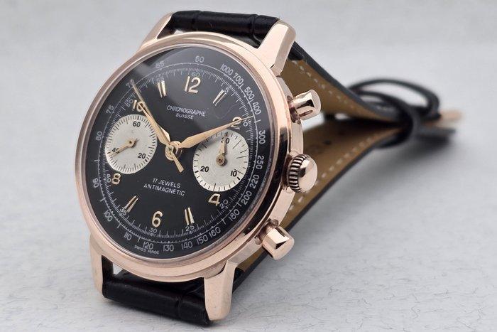 Chronographe Suisse - Cal. Landeron 48 - Zonder minimumprijs, Handtassen en Accessoires, Horloges | Heren
