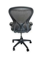 Herman Miller Aeron PostureFit Bureaustoelen (Maat B), Ergonomisch, Bureaustoel, Zo goed als nieuw, Zwart