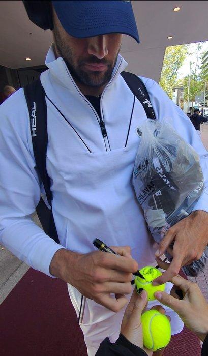 Tennis - Matteo Berrettini - Tennisbal, Verzamelen, Overige Verzamelen