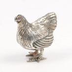 Kip - Miniatuur beeldje - .925 zilver