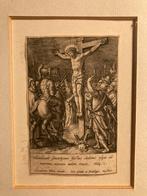 Hieronymus Wierix (1553-1619) - Christus am Kreuz, Antiek en Kunst