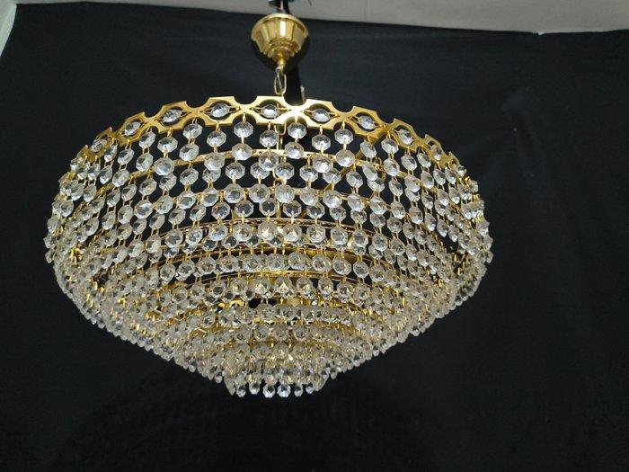 Plafondlamp - Metaal, Kristal, Antiek en Kunst, Curiosa en Brocante