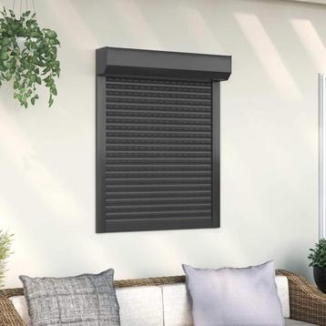 vidaXL Rolluik 80x100 cm aluminium antracietkleurig, Verzenden