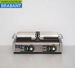 RVS Dubbele Contactgrill Paninigrill Grill Ribbel/Glad 230V, Zakelijke goederen, Ophalen of Verzenden, Nieuw in verpakking