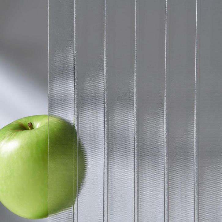 Enkel glas figuurglas Master-ligne blank 4mm, Doe-het-zelf en Bouw, Glas en Ramen, Nieuw, Verzenden