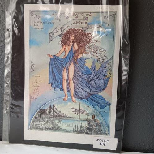 Sophie Busson - Art Poster Part D ADHÉRENT 1982 - Années, Antiek en Kunst, Kunst | Tekeningen en Fotografie