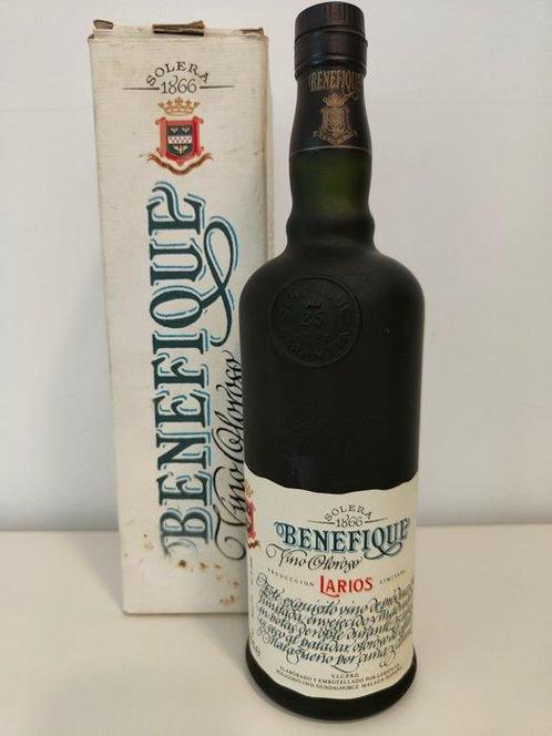 1866 Larios Benefique 25 Años - Malaga Oloroso, Solera - 1, Verzamelen, Wijnen