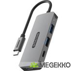 Sitecom USB-C to 2x USB-A + 2x USB-C Hub, Computers en Software, USB Sticks, Verzenden, Nieuw