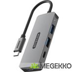 Sitecom USB-C to 2x USB-A + 2x USB-C Hub, Computers en Software, Verzenden, Nieuw