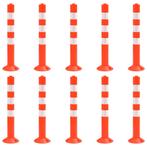 vidaXL Verkeerspalen 10 st 75 cm PE, Verzenden, Nieuw