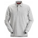 Snickers 2612 2612 rugbyshirt - 2800 - light grey melange -, Nieuw