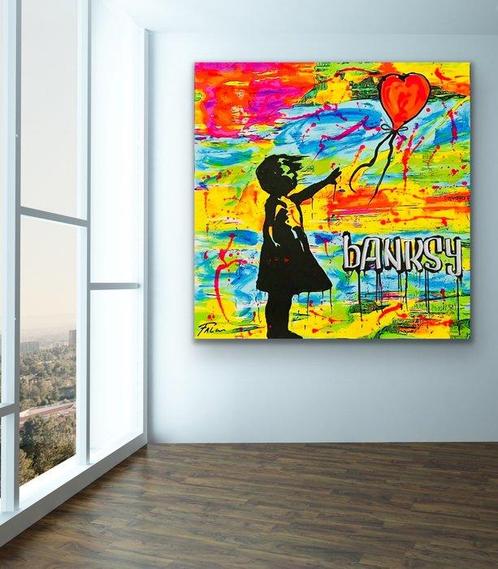 Joaquim Falco (1958) - BANKSY GIRL. XL, Antiek en Kunst, Kunst | Designobjecten