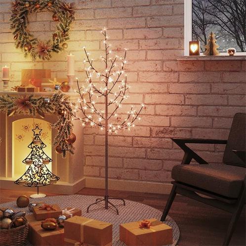 vidaXL Arbre à LED fleur de cerisier 84 LED Blanc chaud, Divers, Noël, Neuf, Envoi