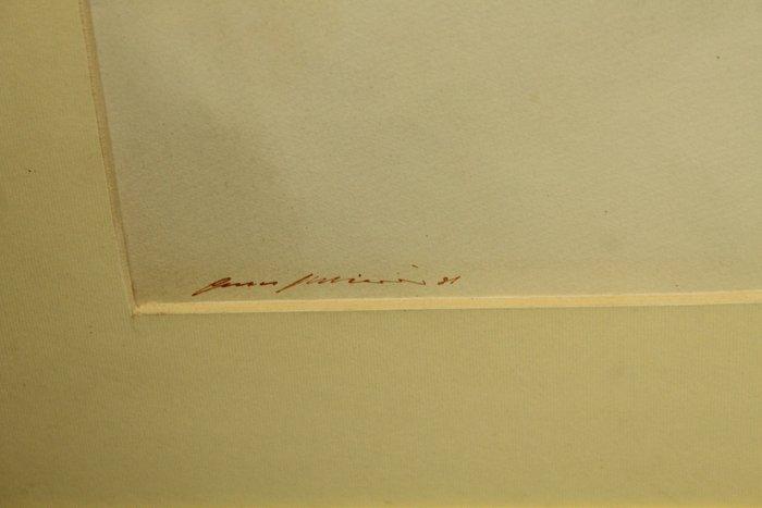 Omar Galliani (1954) - Uomo, Antiquités & Art, Art | Peinture | Moderne