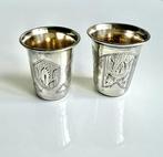 Bekerglas (2) - Shotglas - .875 (84 Zolotniki) zilver - Kiev