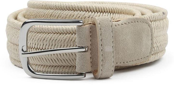 Profuomo Waxed Geweven Riem Ecru maat 85 Heren, Kleding | Heren, Riemen en Ceintuurs, Riem of Ceintuur, Nieuw, Echt leder, Verzenden
