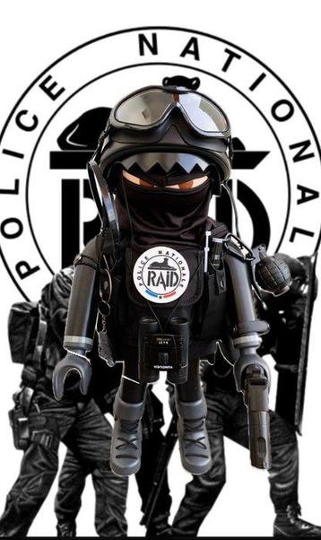 Playmobil - Playmobil XXL COMMANDO Custom Police raid custom