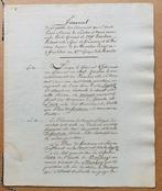 Journal manuscrit des opérations de larmée de Sambre et