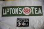 Wood & Penfold  - Liptons Tea - Nestle Milk - Plaque (2) -, Antiquités & Art