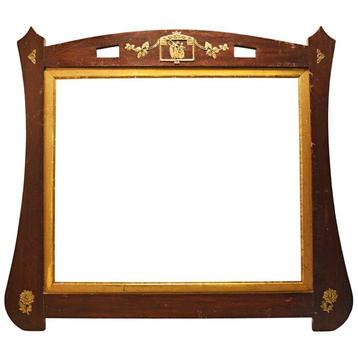Cadre- Grande - 81 cm - Bois, Laiton