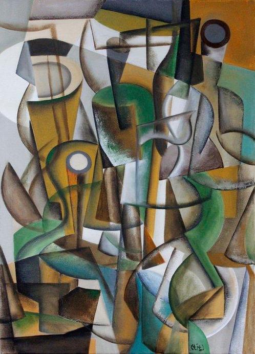 Vova Titov (tit) - elixir, Antiek en Kunst, Kunst | Schilderijen | Modern