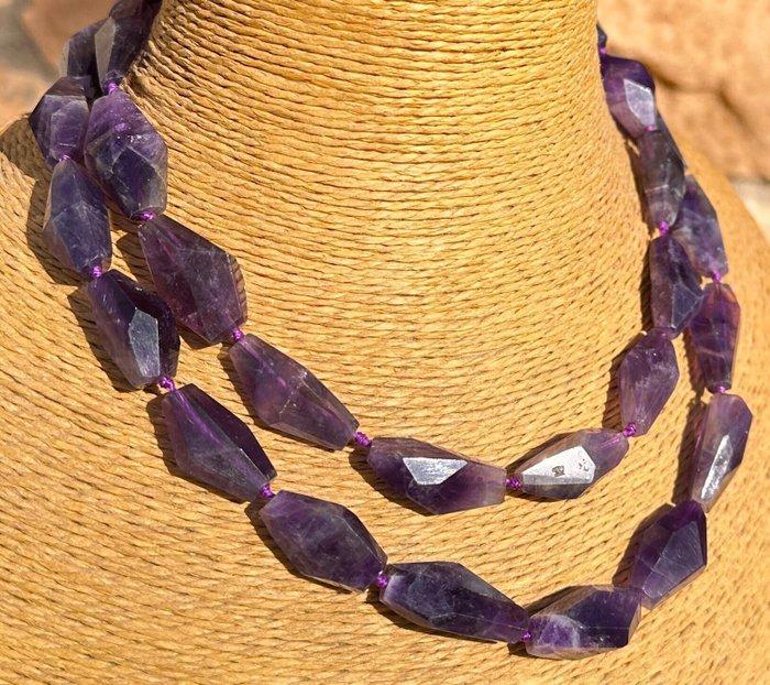 Braziliaanse amethist (24 x 13 mm)/ AAA/ Hoge kwaliteit/ 550, Collections, Minéraux & Fossiles