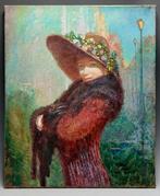 Rinat Animaev (geb. 1955) - Dame met hoed