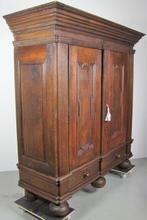 Kast - Eik, Smeedijzer - Bezorging mogelijk, Antiek en Kunst