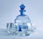 Drankservies (5) - Moser Karlovy Vary – “Aquamarine Set” –, Antiek en Kunst