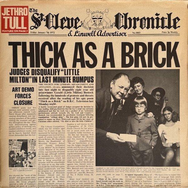 Jethro Tull - Thick as a brick/Stand up - LP albums, Cd's en Dvd's, Vinyl Singles