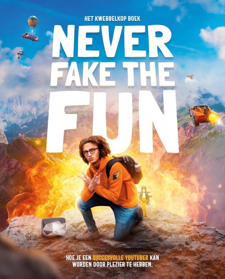 Never fake the fun : het Kwebbelkop boek (9789000367542), Boeken, Hobby en Vrije tijd, Nieuw, Verzenden