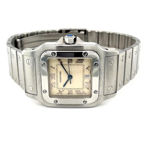 Cartier Santos Galbée 1564 uit 1997, Handtassen en Accessoires, Horloges | Dames, Verzenden