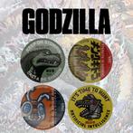 Godzilla Onderzetters (4x), Ophalen of Verzenden, Nieuw