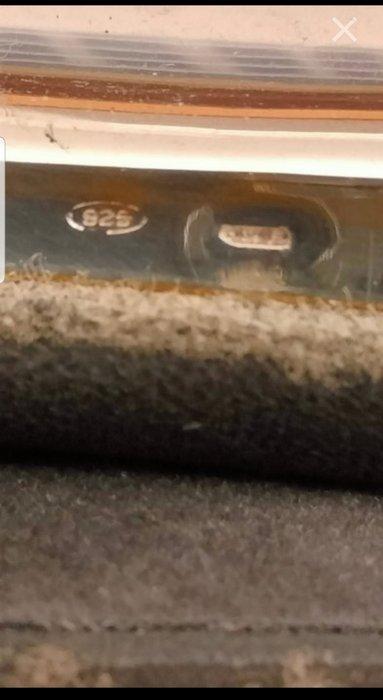 pescoco - Spiegel - .925 zilver - 925 zilver spiegel, Antiek en Kunst, Antiek | Zilver en Goud