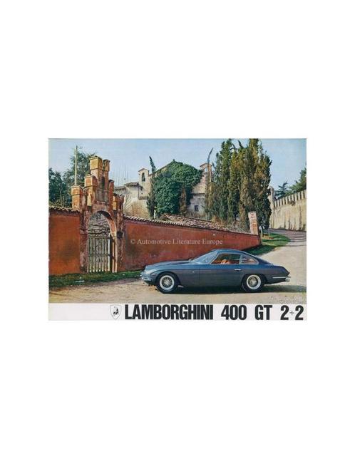 1964 LAMBORGHINI 350 GT BROCHURE, Boeken, Auto's | Folders en Tijdschriften