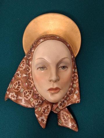 Lenci - Statue, Madonna - 36 cm - Faïence - 1939
