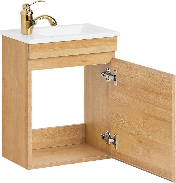 2dekans | SoBuy Wastafelkast - Bzr169-n - Spaanplaat &, Huis en Inrichting, Kasten | Wandmeubels, Ophalen of Verzenden
